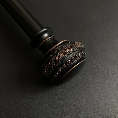 Barra de cortina de metal vintage