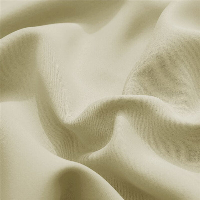 Cortina de exterior opaca color crema