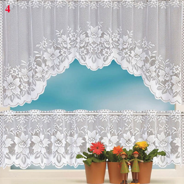 Visillo de cocina estilo café