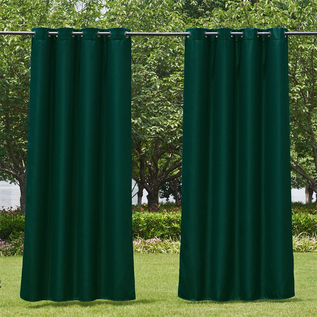 Cortina exterior impermeable para jardín