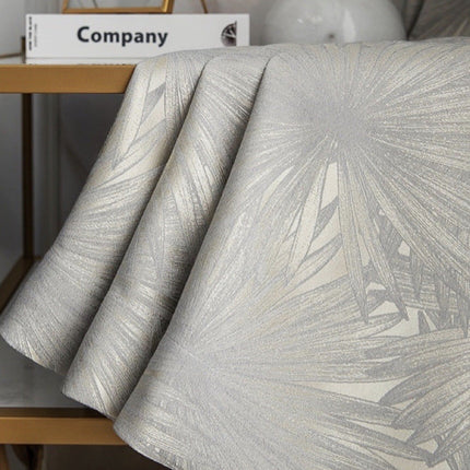 Cortina Opaca Jacquard con Hojas Tonales