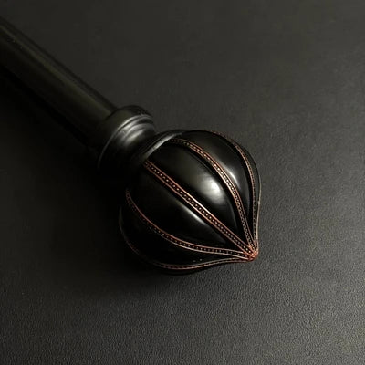 Barra de cortina de metal vintage