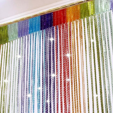 Visillo moderno con rayas verticales