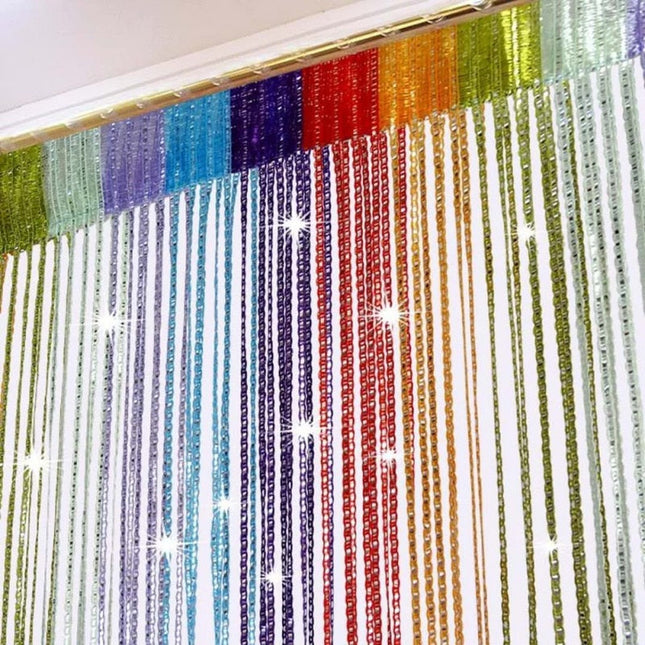 Visillo moderno con rayas verticales