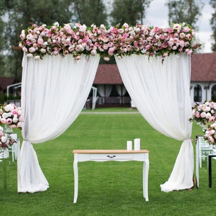 Visillo blanco para arcos de boda