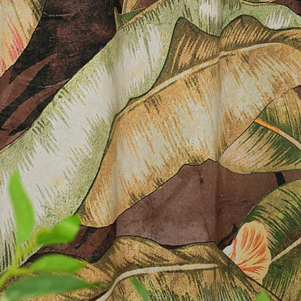 Cortina Opaca con Estampado Tropical Selva