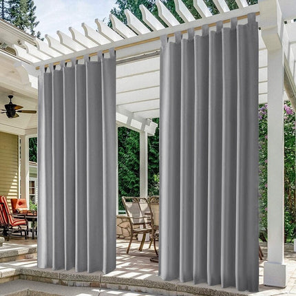 Cortina de jardín para pérgola opaca