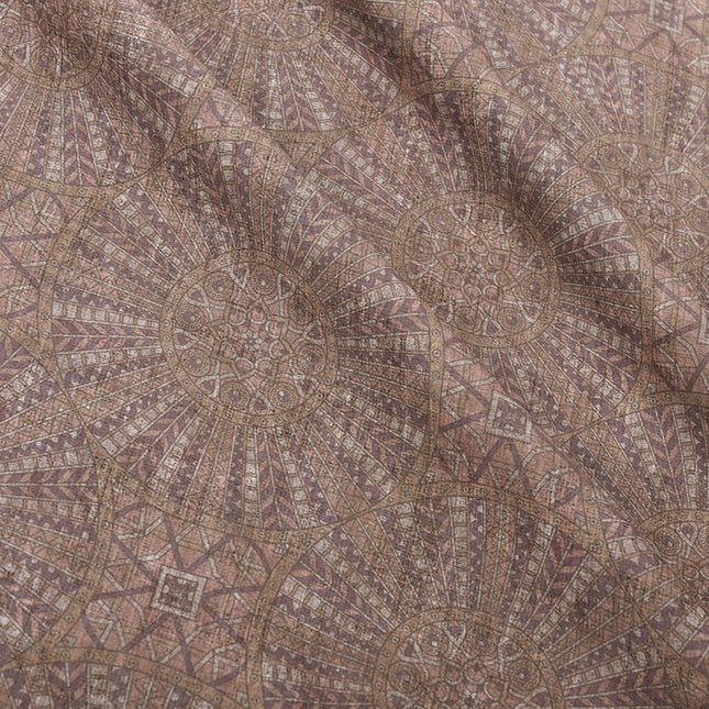 Cortina opaca con estampado mandala