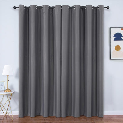 Cortina Opaca Térmica Gris Antracita Lisa