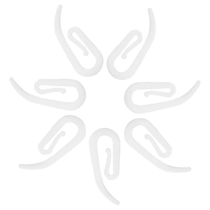 Ganchos de plástico para riel cortina