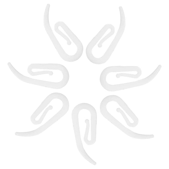 Ganchos de plástico para riel cortina