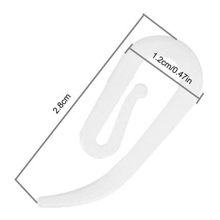 Ganchos de plástico para riel cortina