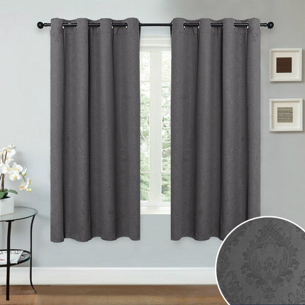 Cortina opaca de jacquard estilo clásico