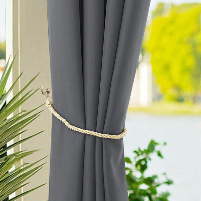 Cortina exterior impermeable para jardín