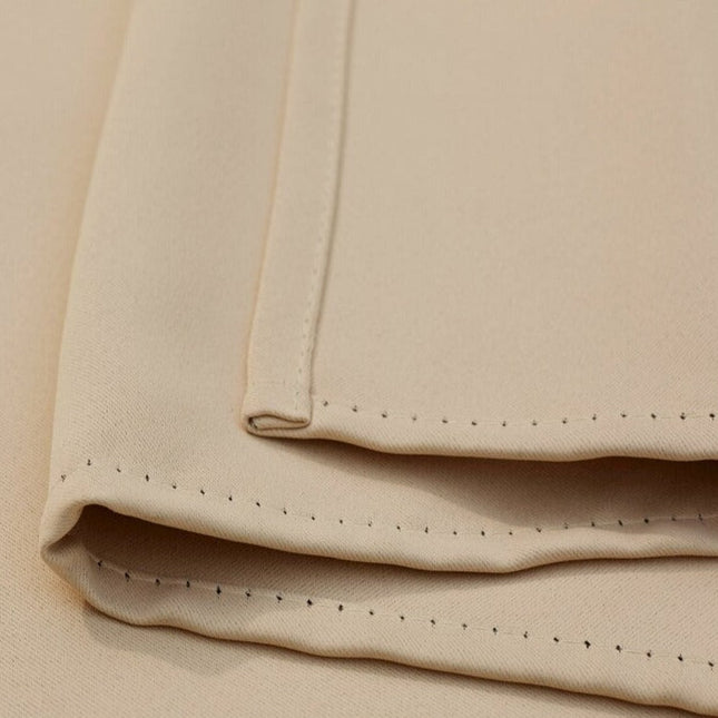 Cortina de pérgola impermeable color beige