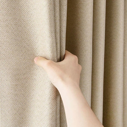 Cortina Opaca Térmica Color Beige