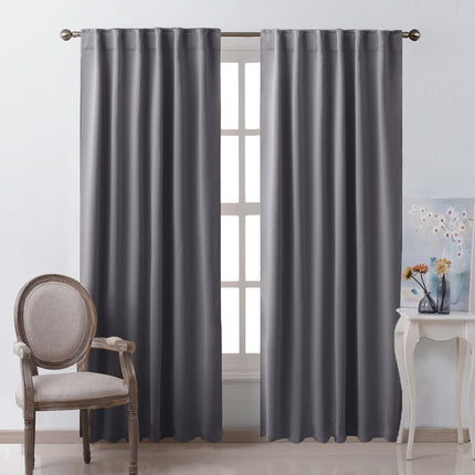 Cortina opaca térmica para habitación