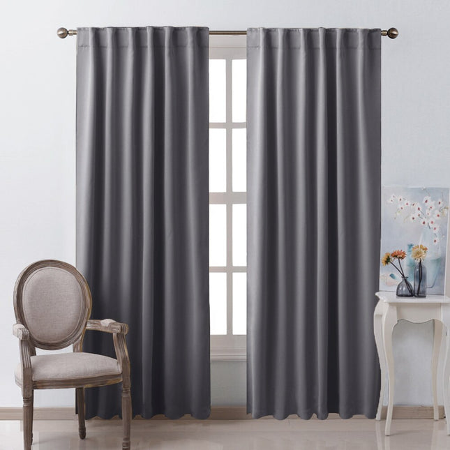 Cortina opaca térmica para habitación