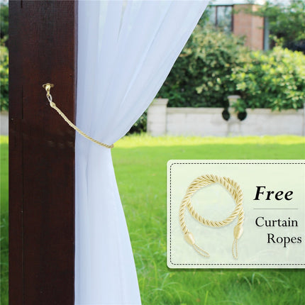 Cortina Translúcida para Exterior con Ojales