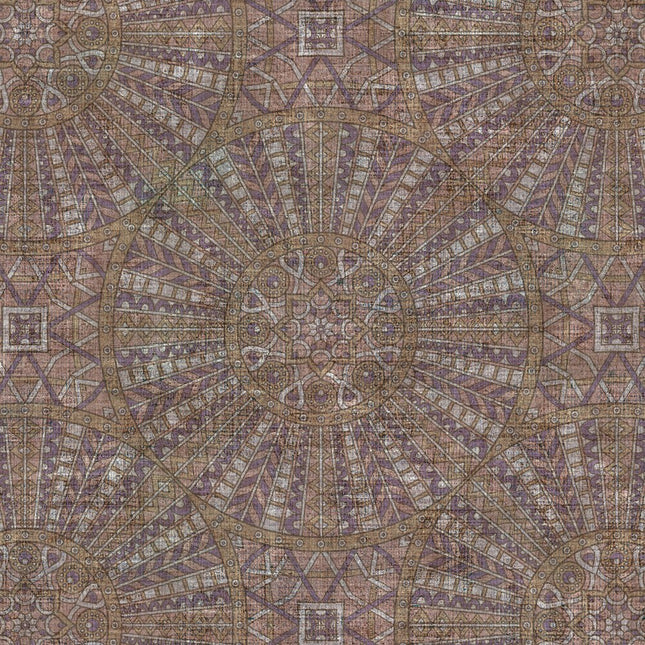 Cortina opaca con estampado mandala