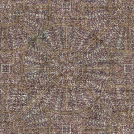 Cortina opaca con estampado mandala