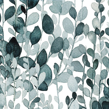 Cortina de exterior con estampado hojas