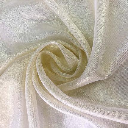 Visillo brillante con efecto hilo metalizado