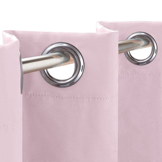 Cortina opaca para salón con ojales