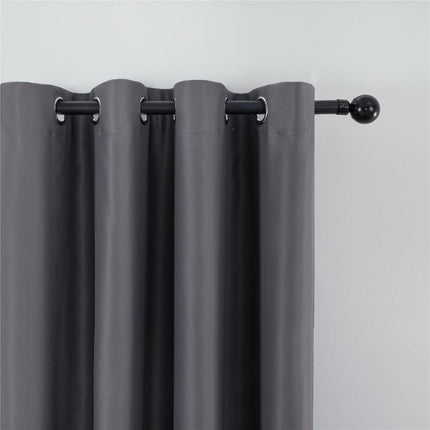 Cortina Opaca Térmica Gris Antracita Lisa