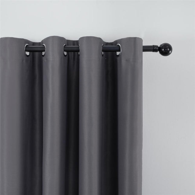 Cortina Opaca Térmica Gris Antracita Lisa