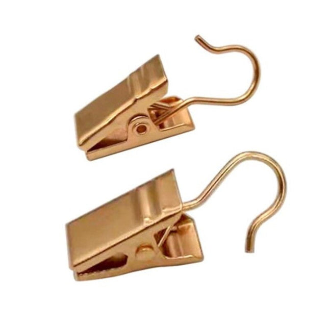 Ganchos con pinzas para colgar cortinas