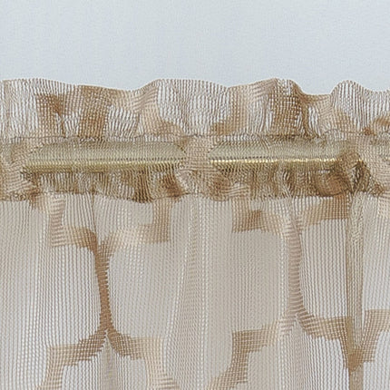Visillo de cocina corto tipo galería