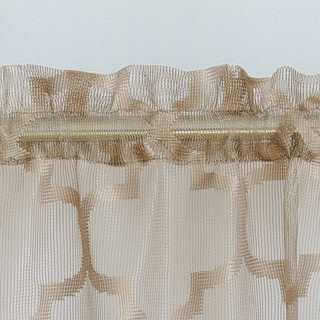 Visillo de cocina corto tipo galería
