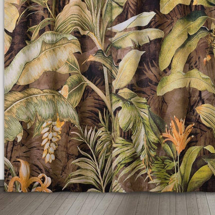 Cortina Opaca con Estampado Tropical Selva