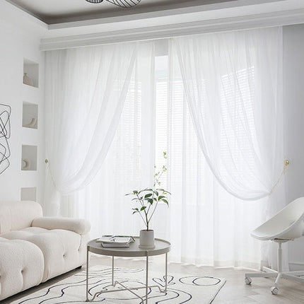 Visillo Blanco para Salón Moderno