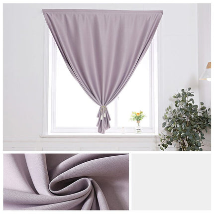 Cortina Adhesiva de Ventana Color Malva