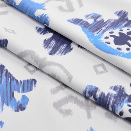 Cortina Estampada con Motivos Étnicos