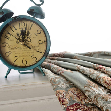 Cortina Opaca Jacquard Floral Clásica