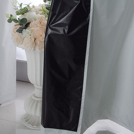 Cortina de exterior blanca para pérgola