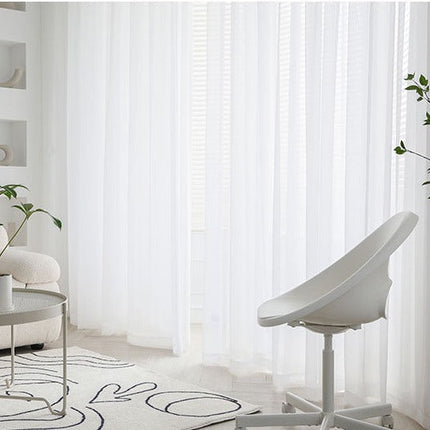 Visillo Blanco para Salón Moderno