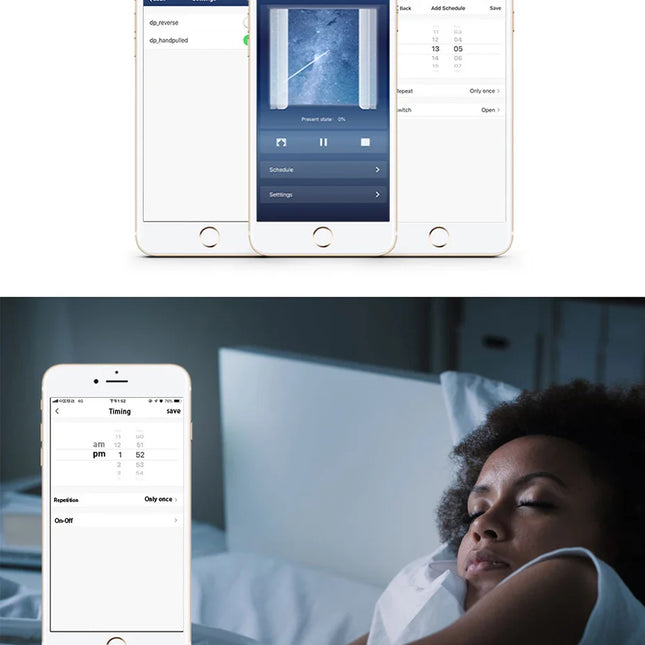 Riel para cortina eléctrico inteligente