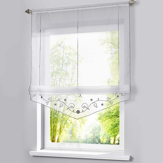 Estor visillo para ventana de cocina