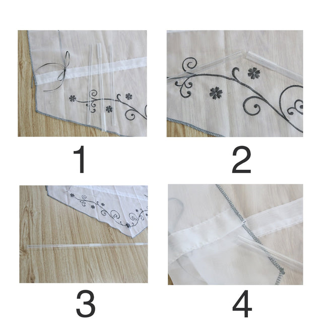 Estor visillo para ventana de cocina