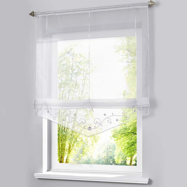 Estor visillo para ventana de cocina
