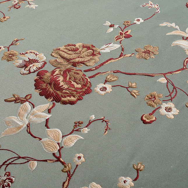 Cortina Opaca con Estampado Floral Vintage