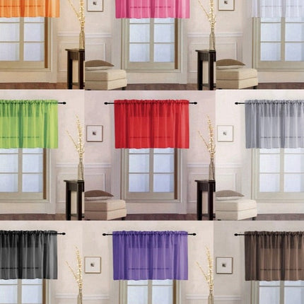 Visillo corto para ventana de cocina