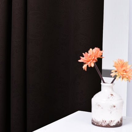 Cortina opaca de jacquard estilo clásico