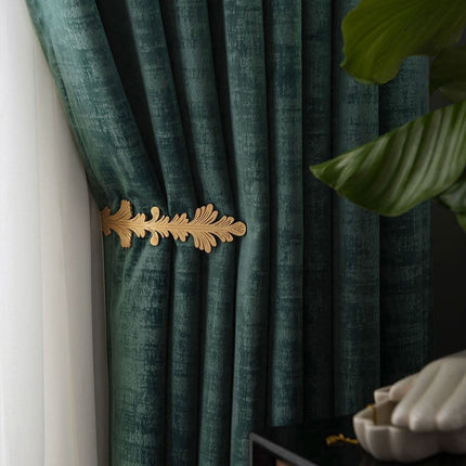 Cortina opaca de terciopelo para salón