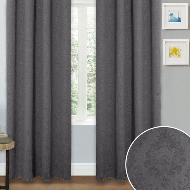 Cortina opaca de jacquard estilo clásico