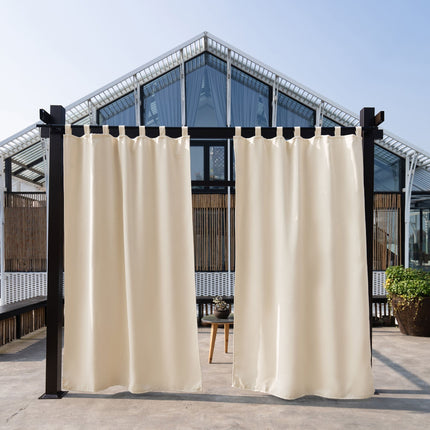 Cortina de exterior para terraza coral